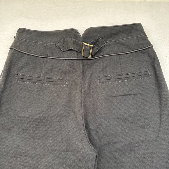 Elevenses | Black Sailor Pants Anthropologie HighWaisted Wide Leg 25 - Picture 8 of 9